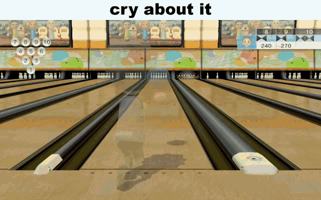 Cry About It Wii Bowling GIF - Cry About It Wii Bowling Meme GIFs