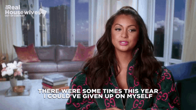 a woman says there were some times this year i couldve given up on myself