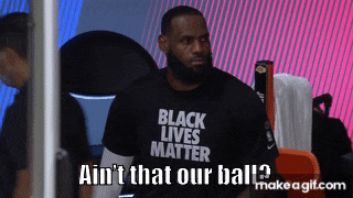 lebron james is wearing a black lives matter shirt