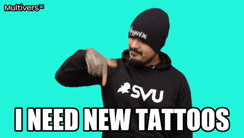 a man wearing a hoodie that says svu on it