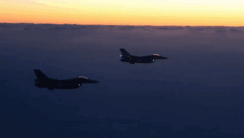F-16 Sunset Haf GIF - F-16 Sunset Haf Hellenic Air Force GIFs