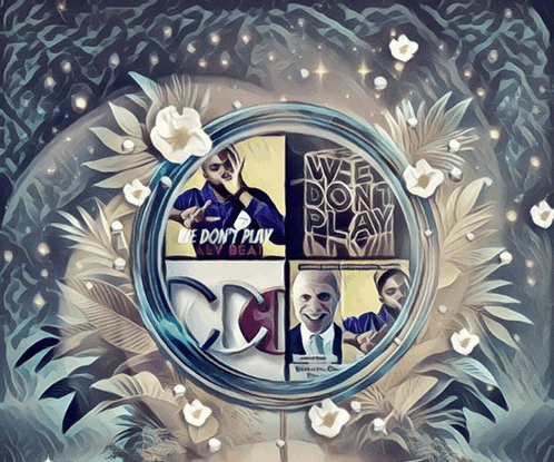 a collage of images with the words we do n't play in the center