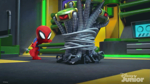 Tie Them Up Spider Man GIF