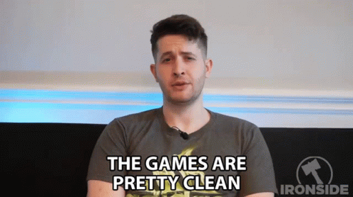 The Games Are Pretty Clean GIF - The Games Are Pretty Clean Clean Sweep GIFs