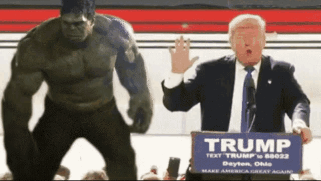 Hulk Trump GIF - Hulk Trump Donald Trump GIFs
