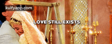 a picture of a man and woman with the words love still exists on the bottom