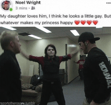 noel wright 's daughter loves him i think he looks a little gay whatever makes my princess happy