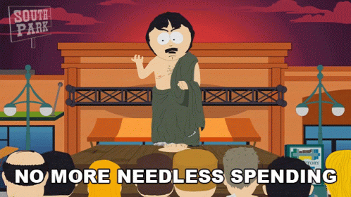 No More Needless Spending Randy Marsh GIF - No More Needless Spending Randy Marsh South Park GIFs