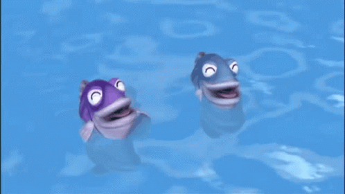 Fish Laughing GIF - Fish Laughing Pororo The Little Penguin GIFs