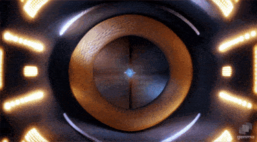 a picture of a circular object with the word genmo on the bottom