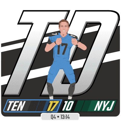a cartoon drawing of a football player with the number 17 on his jersey