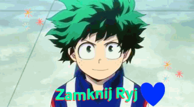 a picture of a boy with the name zamknij ryj