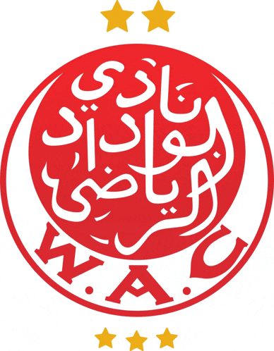 a red circle with wac written in white letters