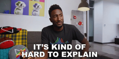 Its Kind Of Hard To Explain Marques Brownlee GIF - Its Kind Of Hard To Explain Marques Brownlee Thats Not Easy To Explain GIFs