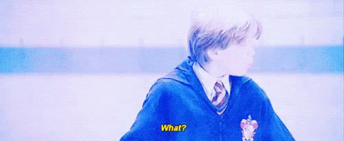 Harrypotter Ronweasley GIF - Harrypotter Ronweasley What GIFs
