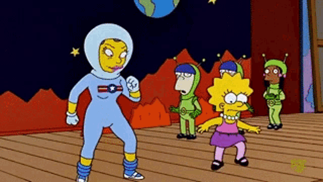 Lisa Simpson Dancing GIF - Lisa Simpson Dancing Simpsons GIFs
