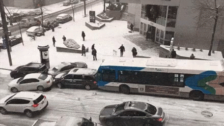 Snow Bus GIF - Snow Bus Crash GIFs