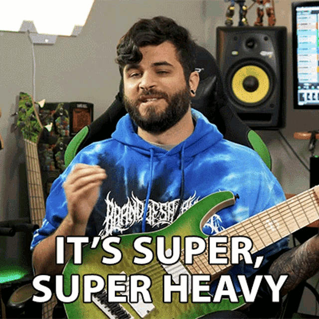 Its Super Super Heavy Andrew Baena GIF - Its Super Super Heavy Andrew Baena Ohms GIFs