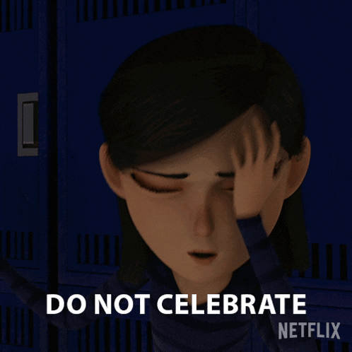 a blurry picture of a girl with the words do not celebrate netflix in the corner