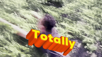 a blurred image of a person with the word totally in the foreground