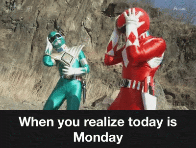 Power Rangers Monday GIF - Power Rangers Monday GIFs