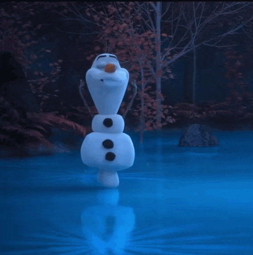 Olaf Dancing On Ice GIF - Olaf Dancing On Ice GIFs