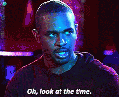 Oh, Look At The Time GIF - Coach New Girl Got To Go GIFs