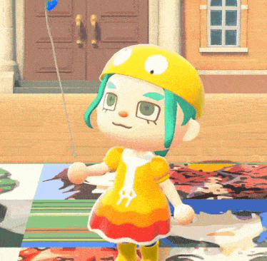 Animal Crossing Balloon GIF - Animal Crossing Balloon Ononoki Yotsugi GIFs
