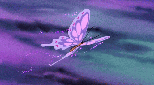 Purple Aesthetic Discord Banner Butterfly GIF - Purple Aesthetic Discord Banner Butterfly GIFs