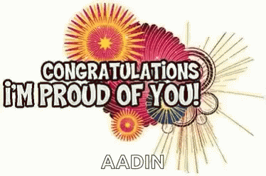 Congratulations Im Proud Of You GIF - Congratulations Im Proud Of You Congrats GIFs