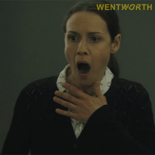 Shocked Vera Bennett GIF - Shocked Vera Bennett Wentworth GIFs
