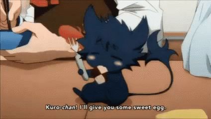 Anime Kuro GIF - Anime Kuro Sleepy GIFs