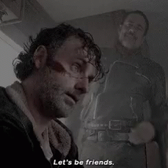 Lets Be Friend Walking Dead GIF - Lets Be Friend Walking Dead GIFs