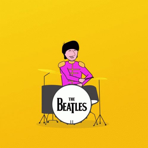 Ringo Starr The Beatles GIF - Ringo Starr The Beatles Drums GIFs