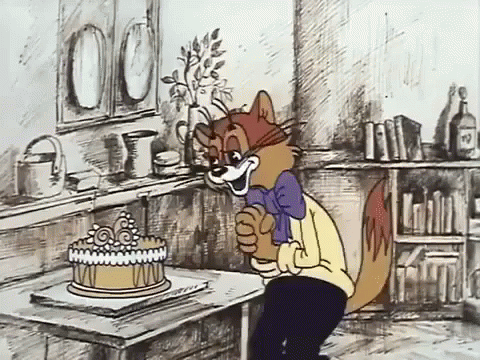 кот леопольд торт торитик сладкое день рождения GIF - Leopold Cake Birthday GIFs