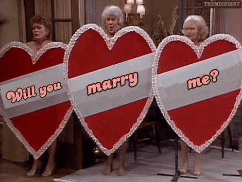 Marry Me Golden Girls GIF - Marry Me Golden Girls Will You Marry Me GIFs