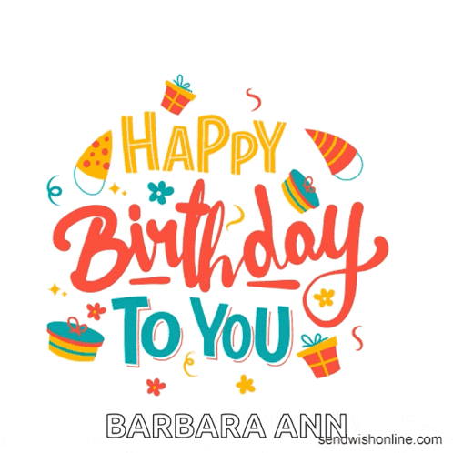 a happy birthday to you barbara ann card