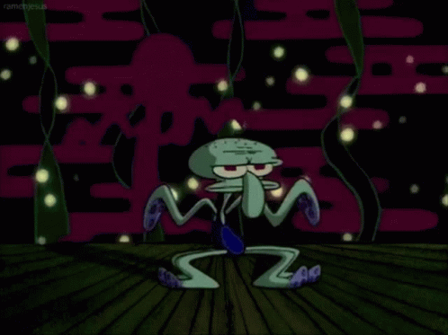 What Are You On Squidward GIF - What Are You On Squidward Dance GIFs