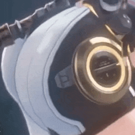a close up of a person wearing a helmet and headphones in a video game .