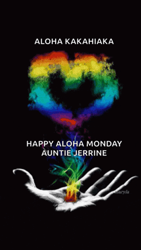 a poster that says aloha kakahiaka on it