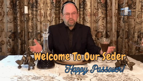 Happy Passover Passover Seder GIF - Happy Passover Passover Seder Jason Alexander GIFs