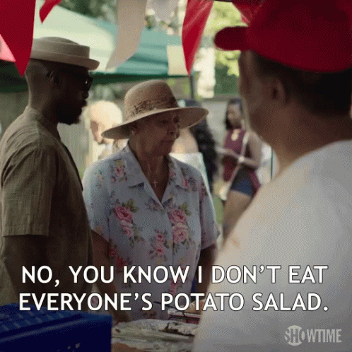 No I Dont Eat GIF - No I Dont Eat Potato Salad GIFs