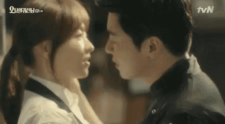 Oh My Ghostess GIF - Kiss Romance Oh My Ghostess GIFs