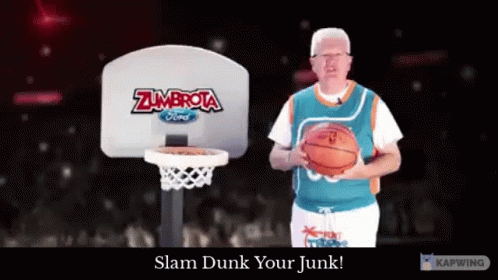 Slam Dunk Your Junk Steve Johnson GIF - Slam Dunk Your Junk Steve Johnson Steve GIFs