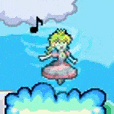 Super Princess Peach Giddy Sky GIF - Super Princess Peach Giddy Sky Spinning GIFs