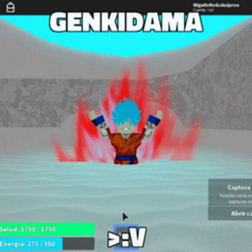 Roblox Goku Genkidama GIF - Roblox Goku Genkidama Saiyan GIFs