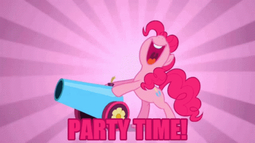 Dessert Party GIF - Dessert Party Party Cannon GIFs