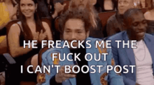 Post Malone Freaks Me Out GIF - Post Malone Freaks Me Out Boost Post GIFs