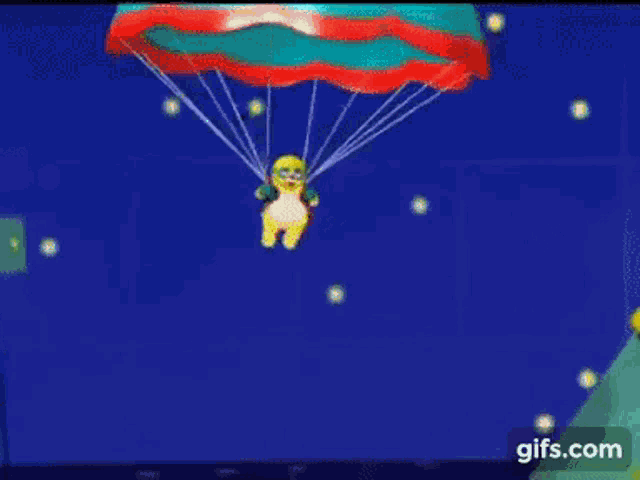 Special Agent Oso Parachute GIF - Special Agent Oso Parachute Landing GIFs