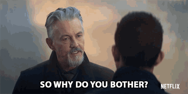 So Why Do You Bother Tommy Flanagan GIF - So Why Do You Bother Tommy Flanagan Alec Mccullough GIFs